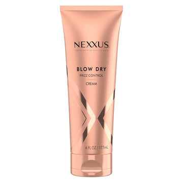 Nexxus Smooth & Full Blow Dry Balm Weightless Style Frizz Control, Volume & Heat Protect Styling Cream For Smooth & Full Hair 6 Oz