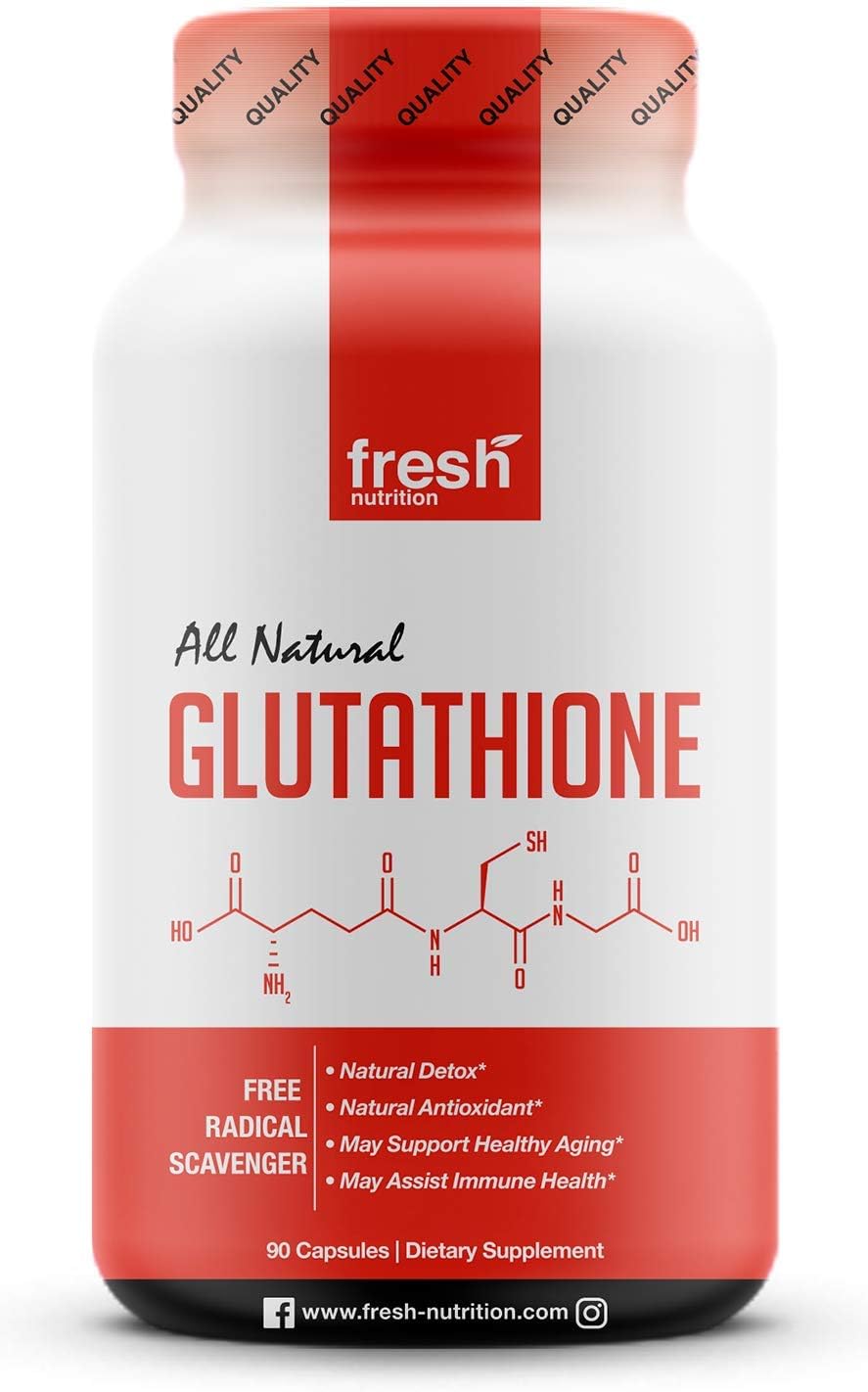 Glutathione Supplement Capsule - Strongest Dna Verified Glutathione Reduced - Vegan Friendly, Non Gmo, Gluten & Soy Free