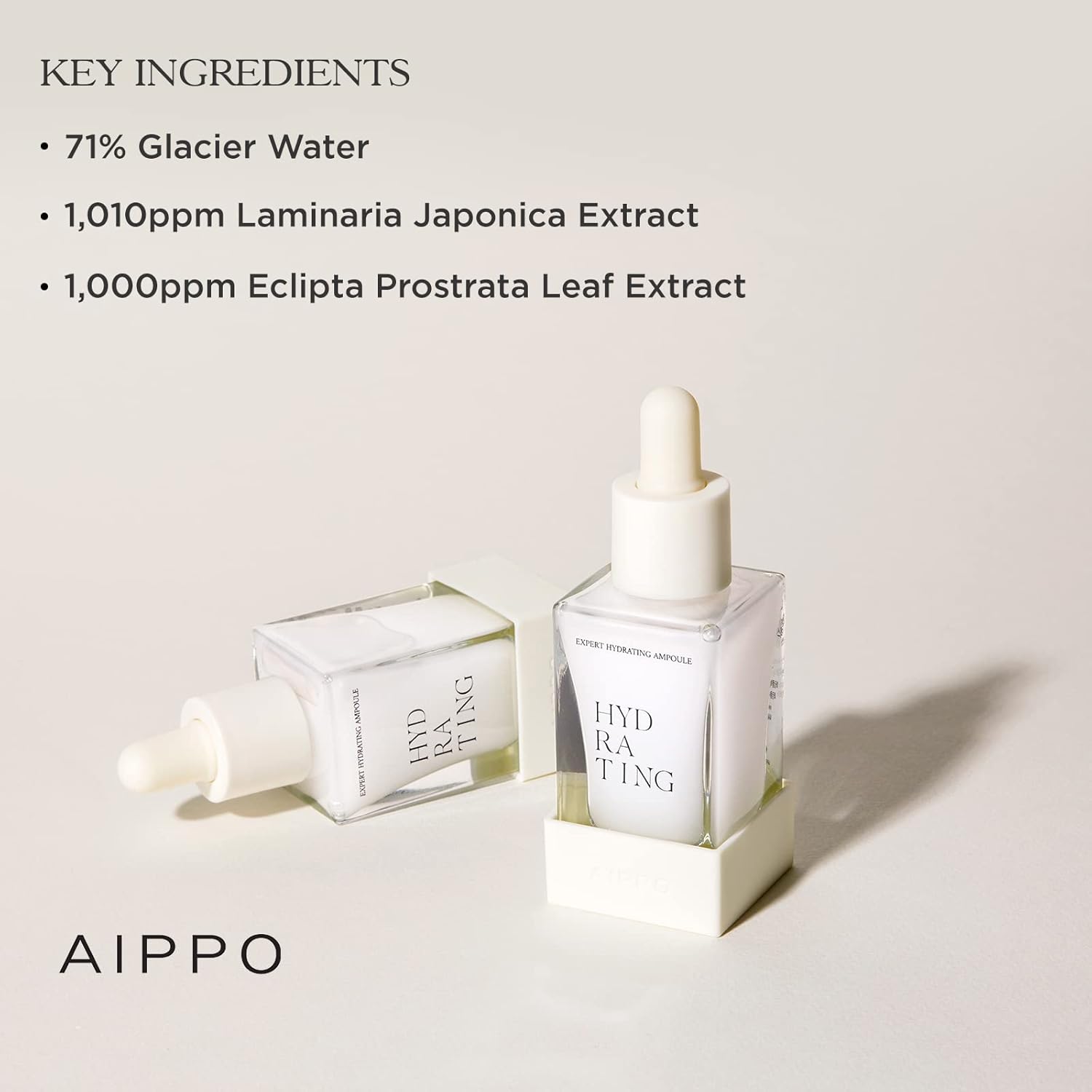 Aippo-Daily Hydration&Calming Ampoule- Soothing Sensitive Skin (Ewg Green) With 89% Betula Platyphylla Japonica Juice And Fermentation Cica -1.01Fl.Oz/30Ml, Animal Testing-Free, Korean Skincare