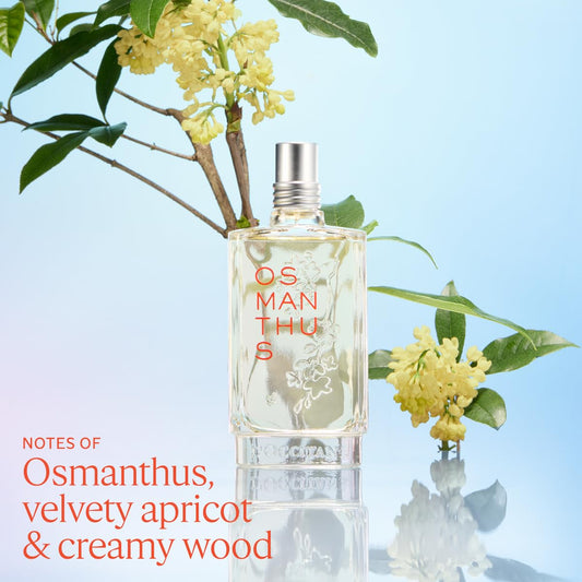 L'Occitane Osmanthus Eau De Toilette, 2.5 Fl. Oz: Elegant And Serene Fragrance, Notes Of Velvety Apricot And Creamy Wood, With Osmanthus Extract, Vegan