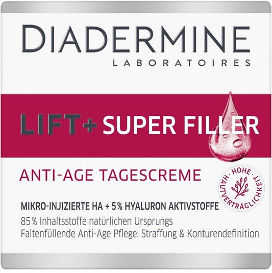 Diadermine Lift + Superfiller Hyaluron Anti-Age Day Cream - 1.76 Fl.Oz (50 Ml) : Beauty & Personal Care