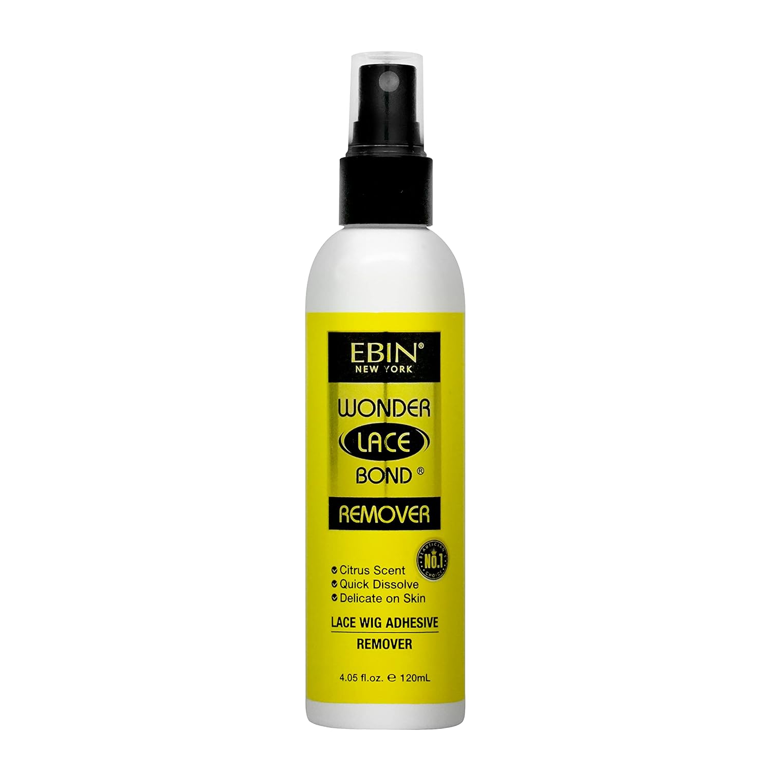 Wonder Lace Wig Adhesive Remover Spray - 120Ml Original, Fast-Acting, Gentle On Skin, Residue-Free, Non-Oily For Easy Lace Wig & Hair Extension Removal