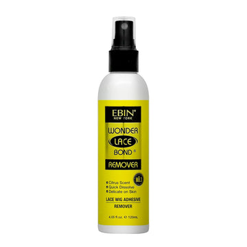 Wonder Lace Wig Adhesive Remover Spray - 120Ml Original, Fast-Acting, Gentle On Skin, Residue-Free, Non-Oily For Easy Lace Wig & Hair Extension Removal