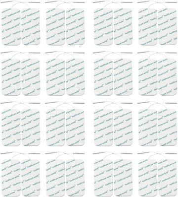 Tens Electrode Pads 10X5Cm Self-Adhesive Electrodes Compatible With Neurotrac, Tenscare, Auvon, Elle Tens Machines For Knee, Shoulder, Back, Muscle Pain (40 Pcs)