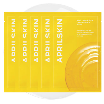 Aprilskin Calendula Deep Essence Sheet Mask (5Ea)