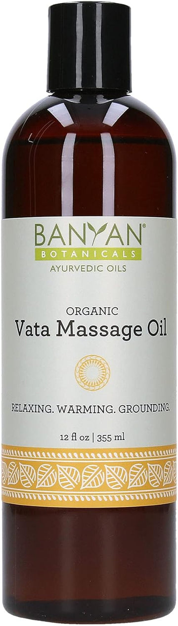Banyan Botanicals Vata Massage Oil ? Organic Massage Oil with Ashwagan