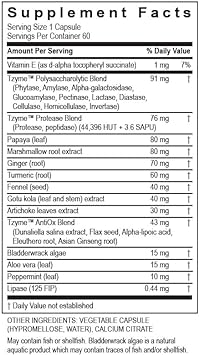 Transformation Enzyme - Gastro, Supplement with Herbs Formulated to Alleviate Gastrointestinal Discomfort and Promote Digestive Function, Support for Relief of Heartbur (60) : Health & Household