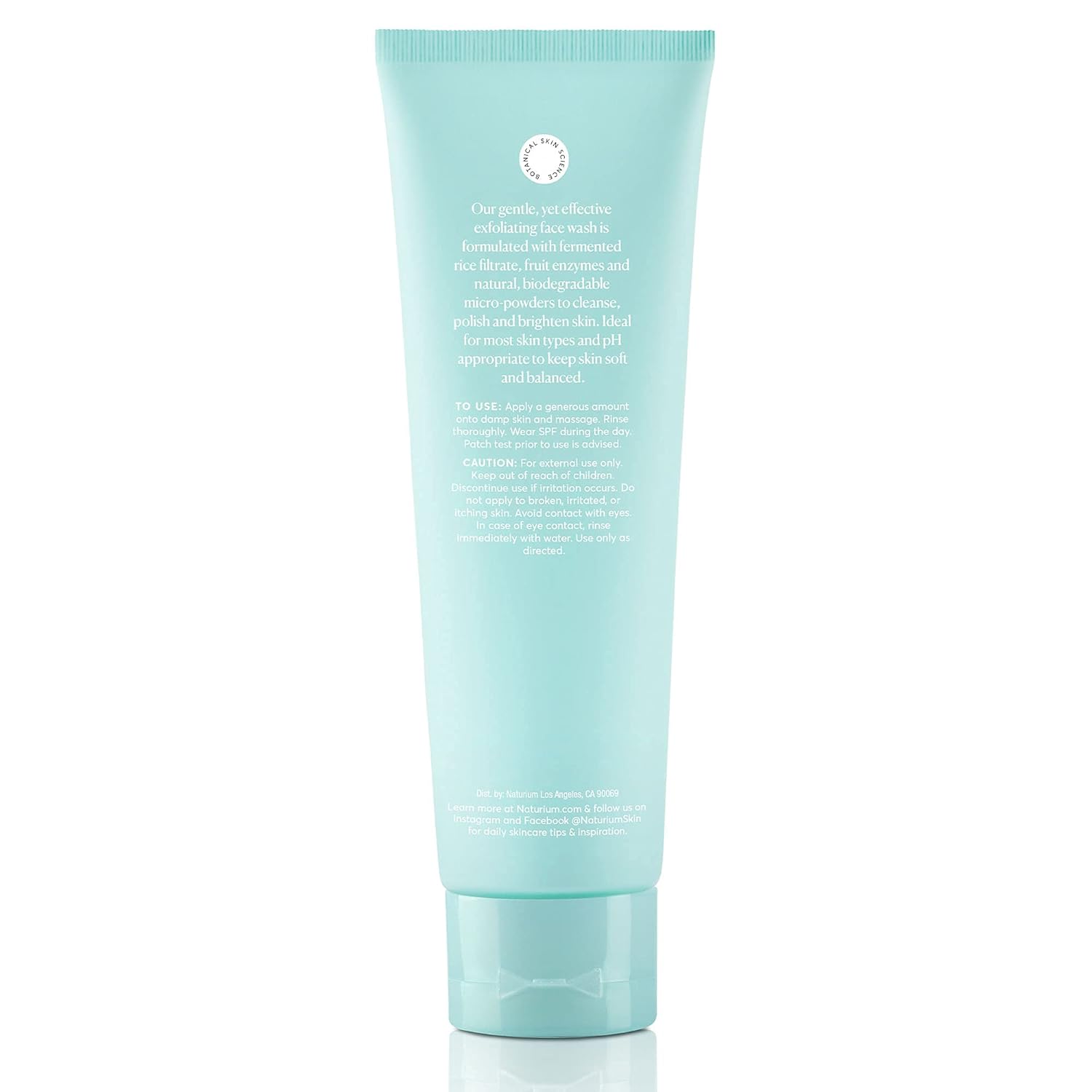 Naturium Fermented Rice Enzyme Cleanser, Plus Fruit Enzymes & Biodegradable Micro-Powders, 4 Oz : Beauty & Personal Care