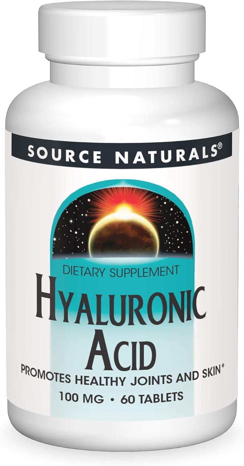 Source Naturals Hyaluronic Acid 100mg - 60 Tablets