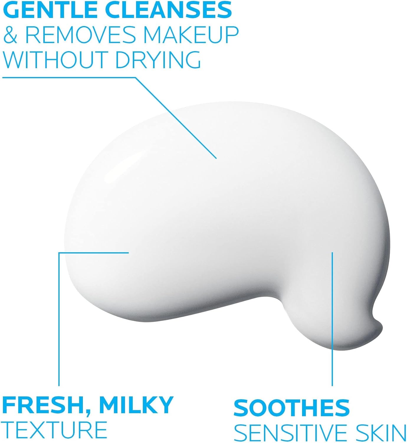 La Roche-Posay Toleriane Dermo Milk Facial Cleanser for Sensitive and Allergy-Prone Skin 200ml : Amazon.co.uk: Beauty