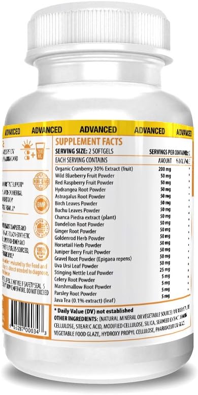 Actif Kidney Mega Support with 10+ Advanced Factors, Boosts Healthy Kidney Function, Kidney Cleanse, Non-GMO, Fast Acting, Made in USA, 120 Count : Health & Household