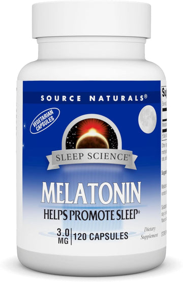 Source Naturals Melatonin 3 Mg - 120 Vegetarian Capsules