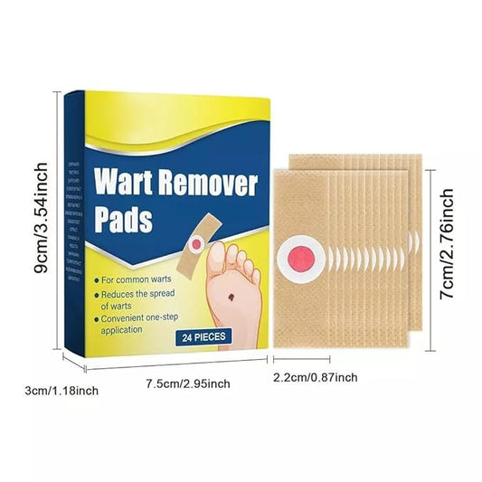 Foot Corn Remover Pads – Plantar Wart and Callus Removal Plaster Patch (24 Count)
