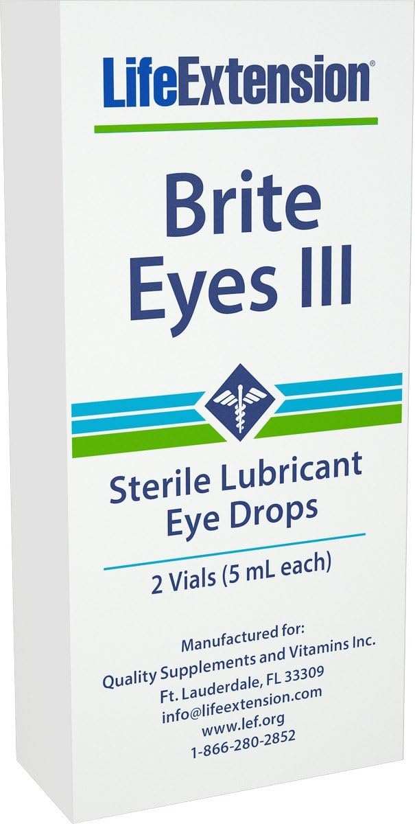 Life Extension - Brite Eyes 3-5 Ml - 2 Ct (Pack of 3)