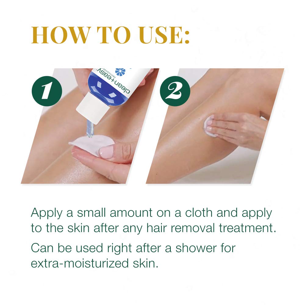 Clean + Easy Azulene Oil – Post Waxing Treatment For Sensitive Skin, Soothes Irritation & Removes Wax Residue After Hair Removal, After Wax Care, 2 Oz : Everything Else