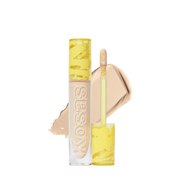 Kosas Revealer Concealer - Medium Coverage Makeup With Hyaluronic Acid, Conceals Dark Circles Under Eyes, Dark Spots And Blemishes + Brightens, Hydrates, Long-Lasting & Vegan, (Tone 3.2 O)