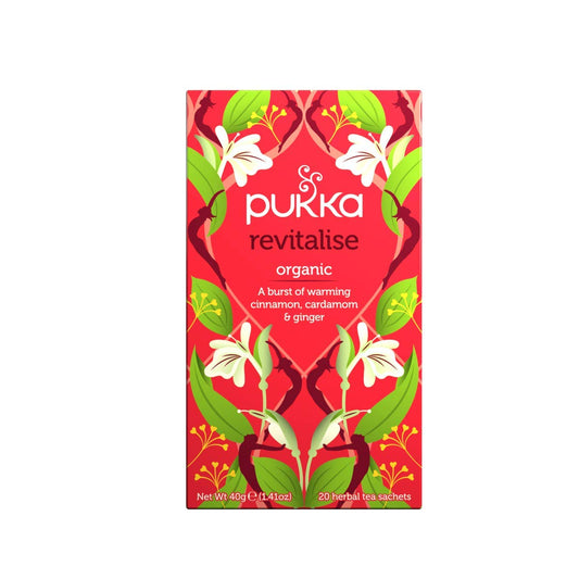 Pukka Organic Herbal Tea Revitalise 20 Tea Bags