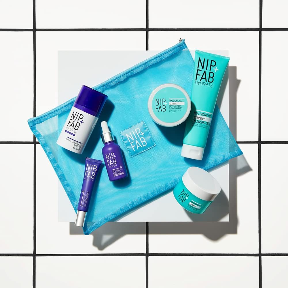Nip + Fab Renew & Hydrate Gift Set | Firm, Tone and Reduce Fine Lines with Retinol | Retinol Booster, Eye Drops | Hyaluronic Pads, Cream : Amazon.co.uk: Beauty