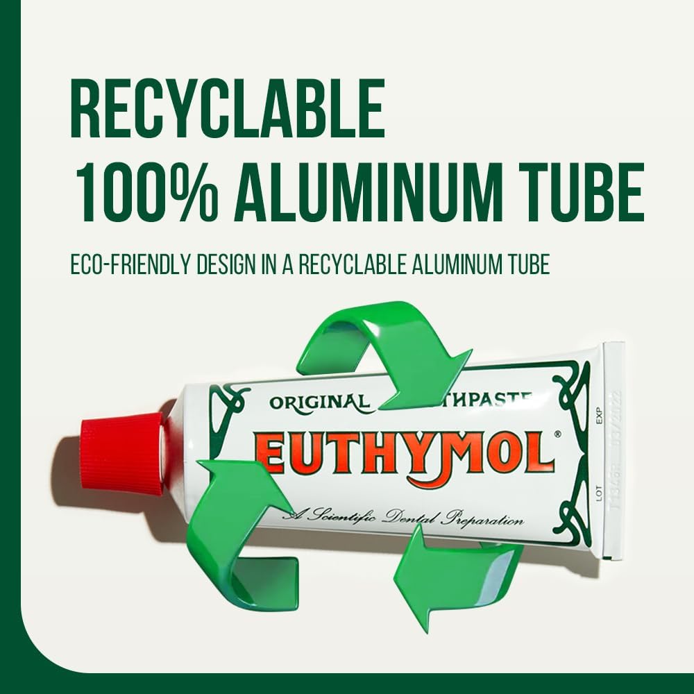 Euthymol Original Toothpaste Bundle – 2 x 75ml Fluoride-Free Toothpaste for Plaque Removal, Antibacterial, Cavity & Gum Care, Healthy Enamel, Daily Oral Hygiene : Amazon.co.uk: Health & Personal Care