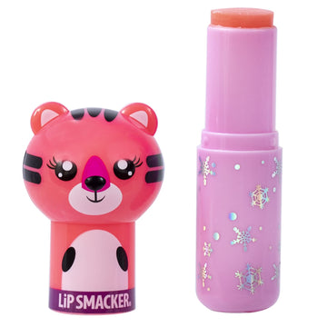 Lip Smacker Christmas Holiday Lip Balm Tiger Lippy Pal Flavored Stronger Strawberry