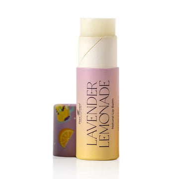 Plant Therapy Lavender Lemonade Natural Lip Balm 0.3 oz (8.5 g) Simple, Natural Ingredients & Packaged in Eco-Friendly Recyclable Cardboard