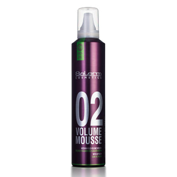Salerm - Volume Mousse - Pro Line Volume Mousse - 405 Ml - For Fine Hair - With Hyaluronic Acid - Improves Hair Hydration And Elasticity - Preserves And Prolongs Color Duration