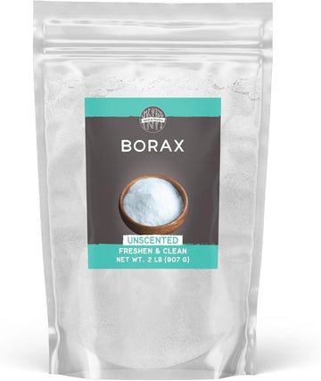 Birch & Meadow Borax, Bulk Size, Unscented, Laundry & Cleaning Additive (2 Pound)