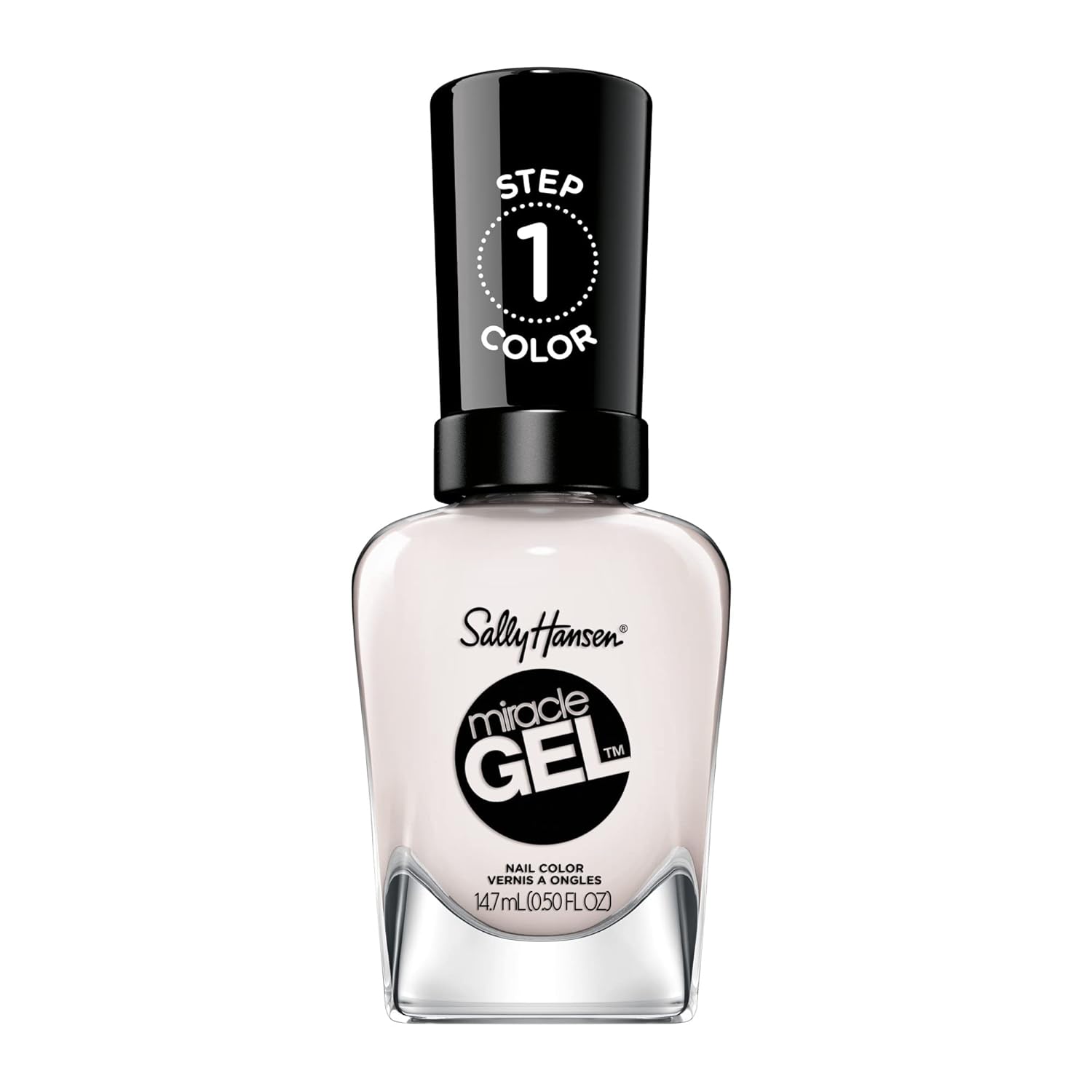 Sally Hansen Miracle Gel™, Travel Seekers Ski Bunny, Long Lasting, Gel-Like Formula, No Uv Lamp Needed, White Nail Polish