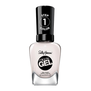 Sally Hansen Miracle Gel™, Travel Seekers Ski Bunny, Long Lasting, Gel-Like Formula, No Uv Lamp Needed, White Nail Polish, Pack Of 72