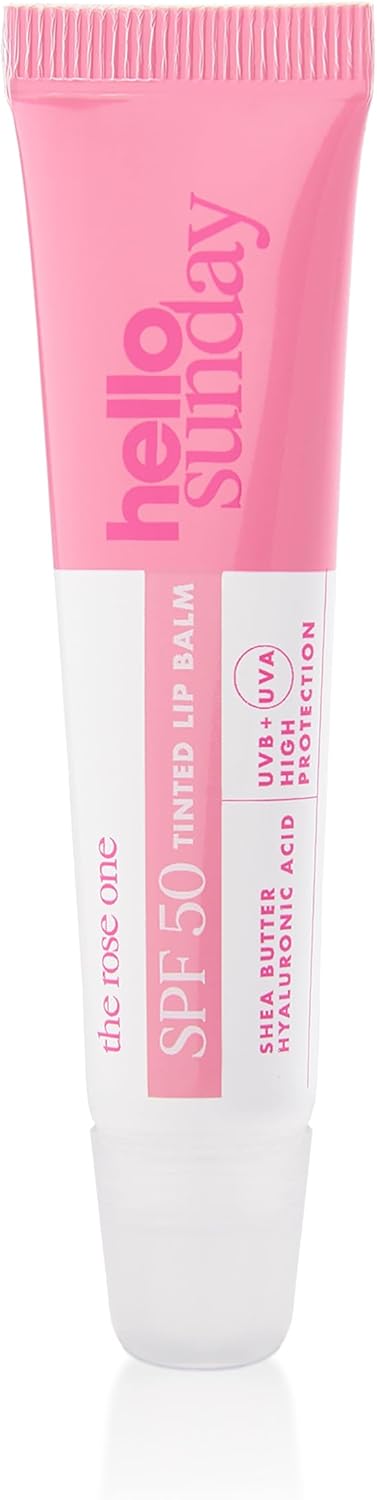 The One Tinted Lip Balm Spf 50 - Rose By Hello Sunday For Women - 0.5 Oz Lip Balm