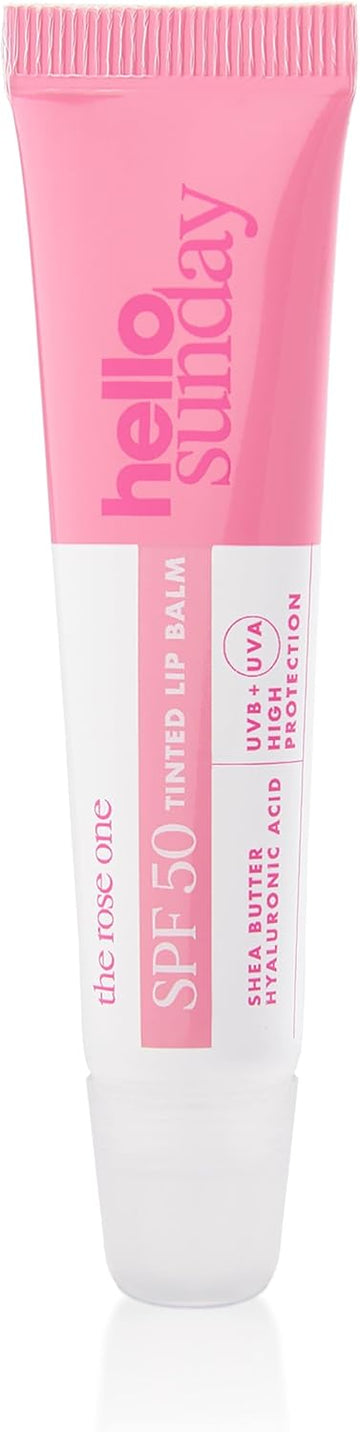 The One Tinted Lip Balm Spf 50 - Rose By Hello Sunday For Women - 0.5 Oz Lip Balm