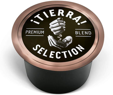 Lavazza BLUE Espresso ¡Tierra! Selection Premium Blend Single Dose Coffee Capsules,100 Count (Pack of 1)
