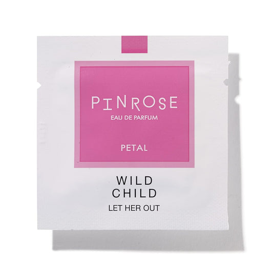 Pinrose Perfumes Wild Child - Eau De Parfum Petals (Fragrance Towelettes) - Vegan, Cruelty-Free, And Hypoallergenic With Essential Oils - Notes Of Tiare Flower, Jasmine, Vanilla And Bergamot