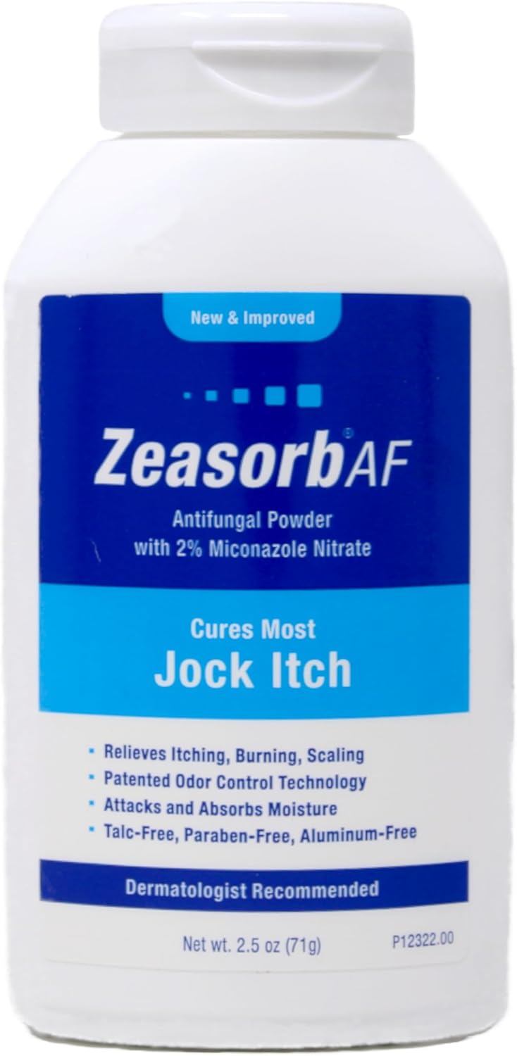 Zeasorb Powder, Jock Itch, 2.5 Ounce (4 Pack) : Health & Household