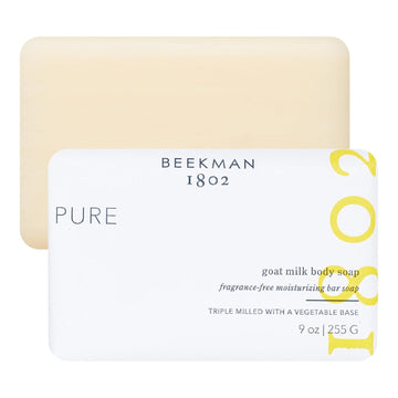 Beekman 1802 Goat Milk Soap Bar, Honeyed Grapefruit - 9 Oz - Nourishes, Moisturizes & Hydrates The Body - Good For Sensitive Skin - Cruelty Free