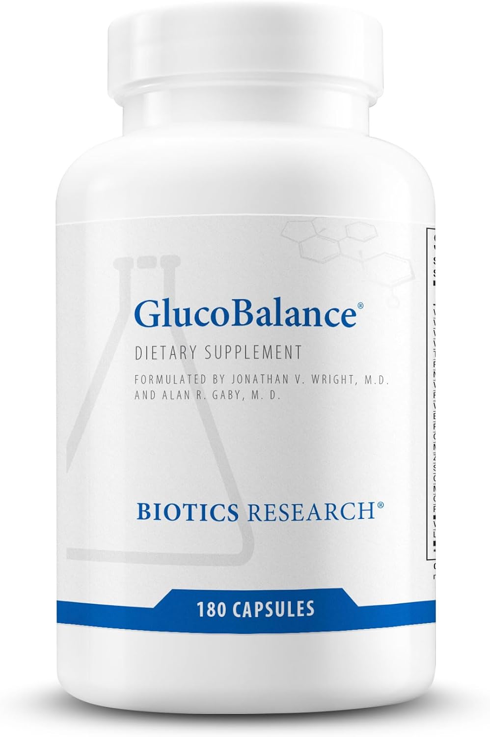 Biotics Research Glucobalance Supports Metabolic Health, Chromium, Vanadium, Lcarnitine 180 Capsules