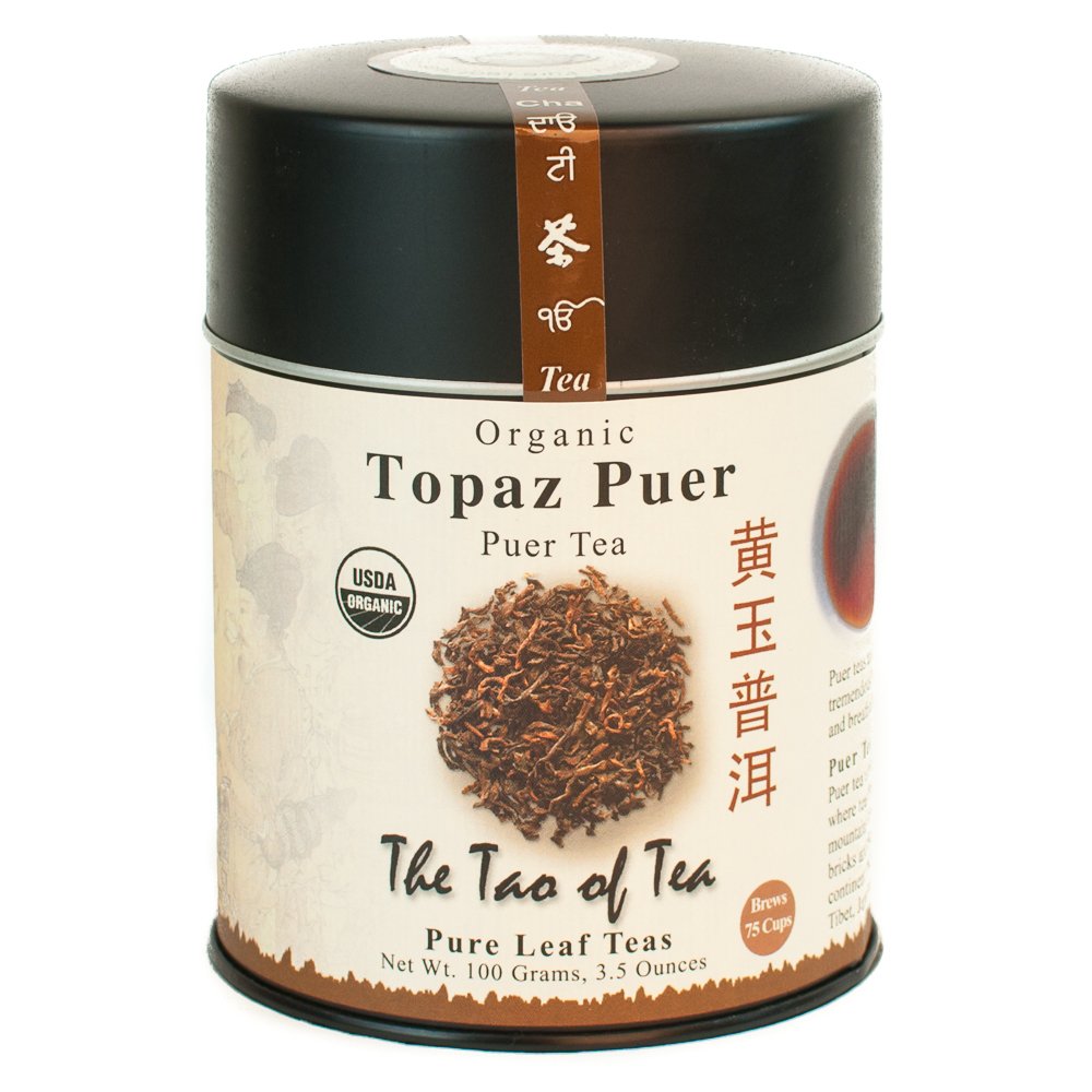 The Tao Of Tea, Topaz Puer Pu-Er Tea, Loose Leaf, 3.5 Ounce Tin