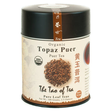 The Tao Of Tea, Topaz Puer Pu-Er Tea, Loose Leaf, 3.5 Ounce Tin