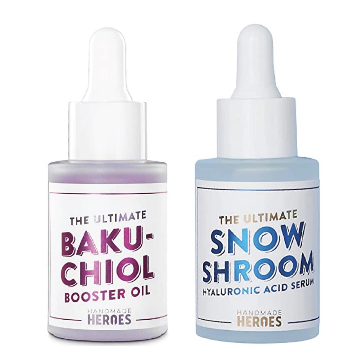Handmade Heroes Save 20% 2% Bakuchiol Booster Oil And Hyaluronic Acid Bundle