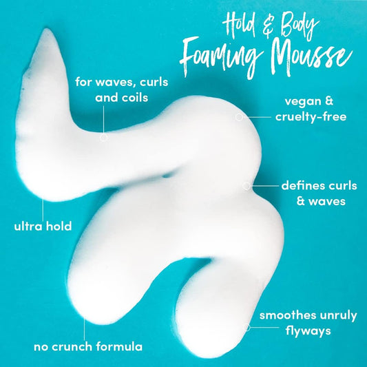 The Curl Company Hold and Body Foaming Mousse (200 ml) - Defines Curls and Waves, Eliminates Frizz and Smoothes Unruly Flyways; Professionally Formulated with Curplex and Nourishing Moringa Oil : Amazon.co.uk: Beauty