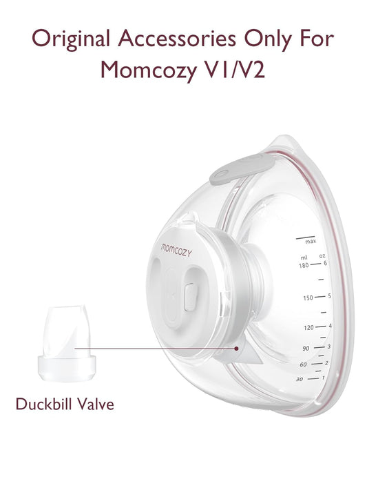 Momcozy Duckbill Valves Only For Momcozy V1/V2. Original Momcozy V1/V2 Breast Pump Replacement Accessories, 2 Pack