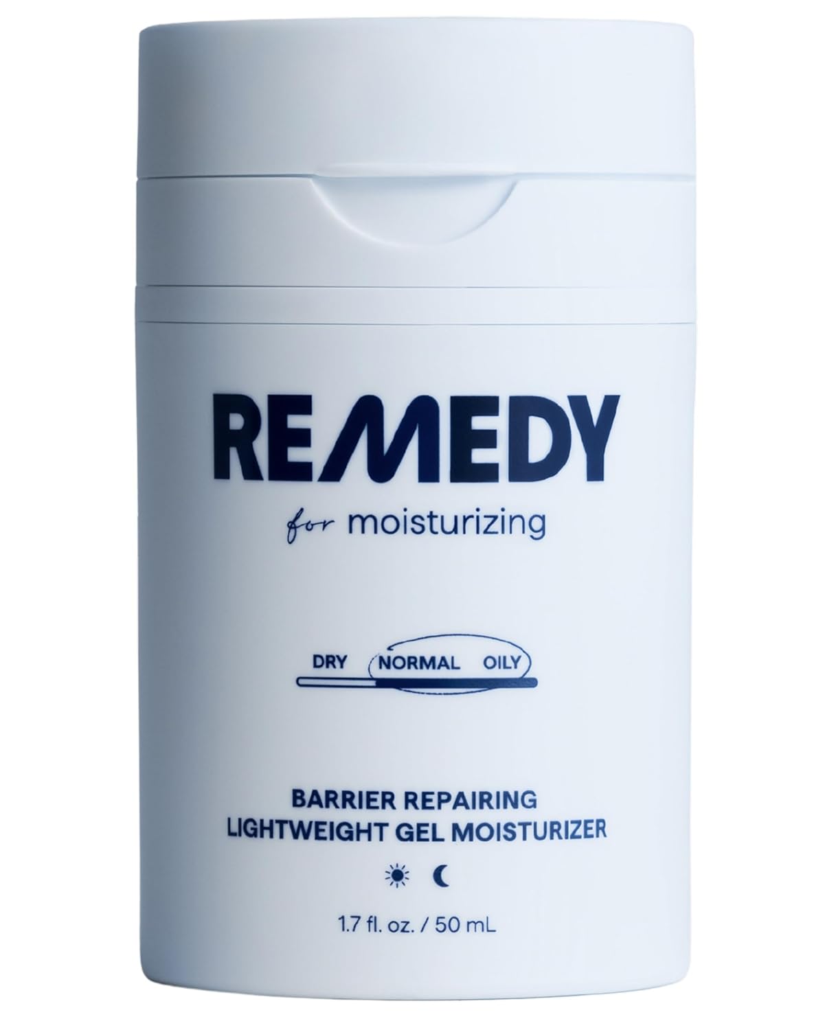 Remedy For Light Moisture - Barrier Repairing Hydrating Lightweight Gel Moisturizer Water Cream For Normal To Oily Skin - By Dermatologist Dr. Shah, 1.7 Fl. Oz