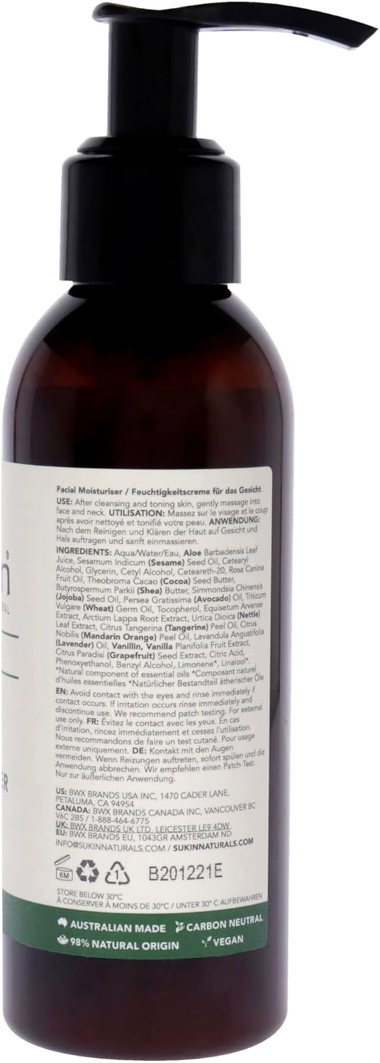 Sukin Signature Facial Moisturiser 125ml - with Vitamin E; Cruelty Free & Vegan Friendly - Nourishes, Softens & Protects the Skin’s Moisture Barrier. (Pack of 2) : Amazon.co.uk: Beauty
