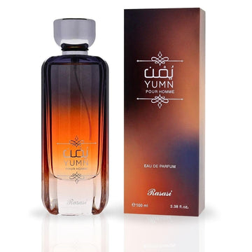 Rasasi Yumn Eau De Parfum Spray 100Ml (3.38 Oz) Arabian Warm Spicy And Refreshing Men'S Perfume, Long Lasting, Luxurious Scent