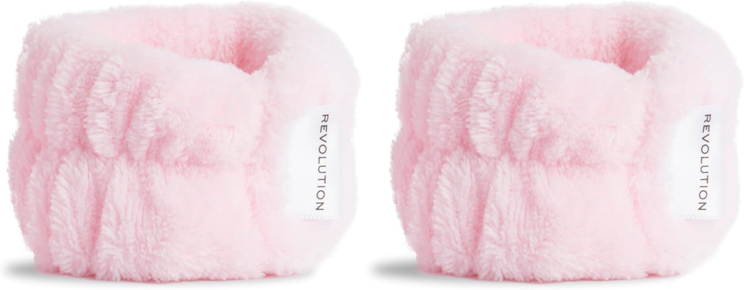 Revolution Skincare Anti-Drip Wrist Bands, Water-Resistant, Ultra-Soft, Mess-Free & Multi-Purpose Product
