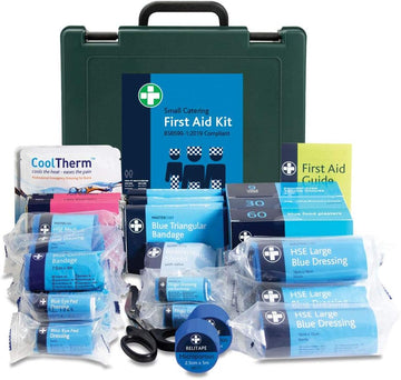 Reliance Medical Rel673 Model Bs8599-1 Catering Kit With Bracket, Oxford Box, 22.5 Cm H X 27.5 Cm W X 9 Cm D, Medium, Green