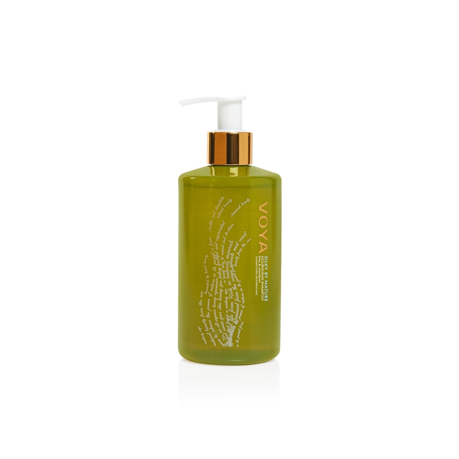 Voya Silky By Nature | Nourishing Shampoo, Organic Formulation, Lime & Mandarin Scent, Nourishing, 300Ml : Beauty & Personal Care
