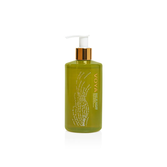 Voya Silky By Nature | Nourishing Shampoo, Organic Formulation, Lime & Mandarin Scent, Nourishing, 300Ml : Beauty & Personal Care