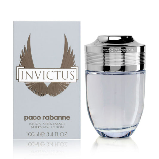 Paco Rabanne Invictus After Shave Lotion For Men - Lightly Perfumes The Skin - Notes Of Morning Freshness And Animal Sensuality - Eliminates Razor Burn - Feeling Of Immediate Comfort - 3.4 Oz : Beauty & Personal Care