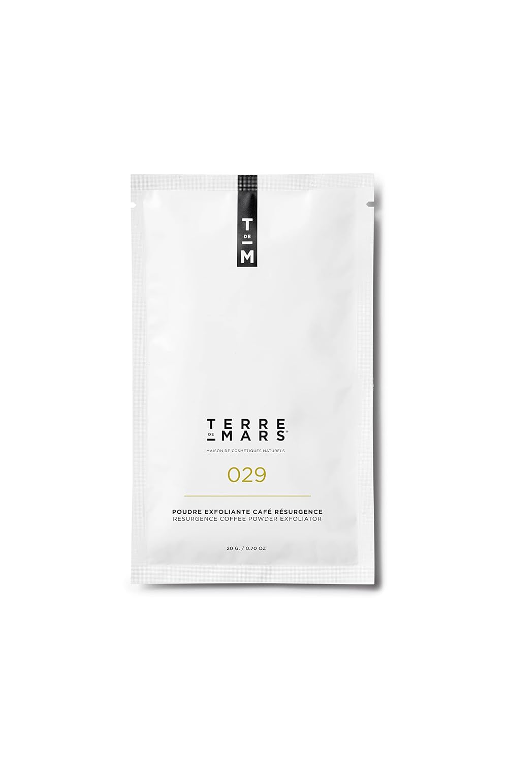 Terre De Mars| Resurgence Coffee Powder Exfoliator | Cosmos Organic | Café Arabica | Coconut | Castor Oil| Exfoliates | Moisturizes | Nourishes | 20Gm